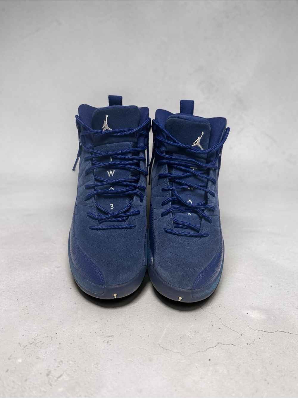 Men's (7y) Air Jordan 12 Retro BG Sneakers in Deep Royal Blue